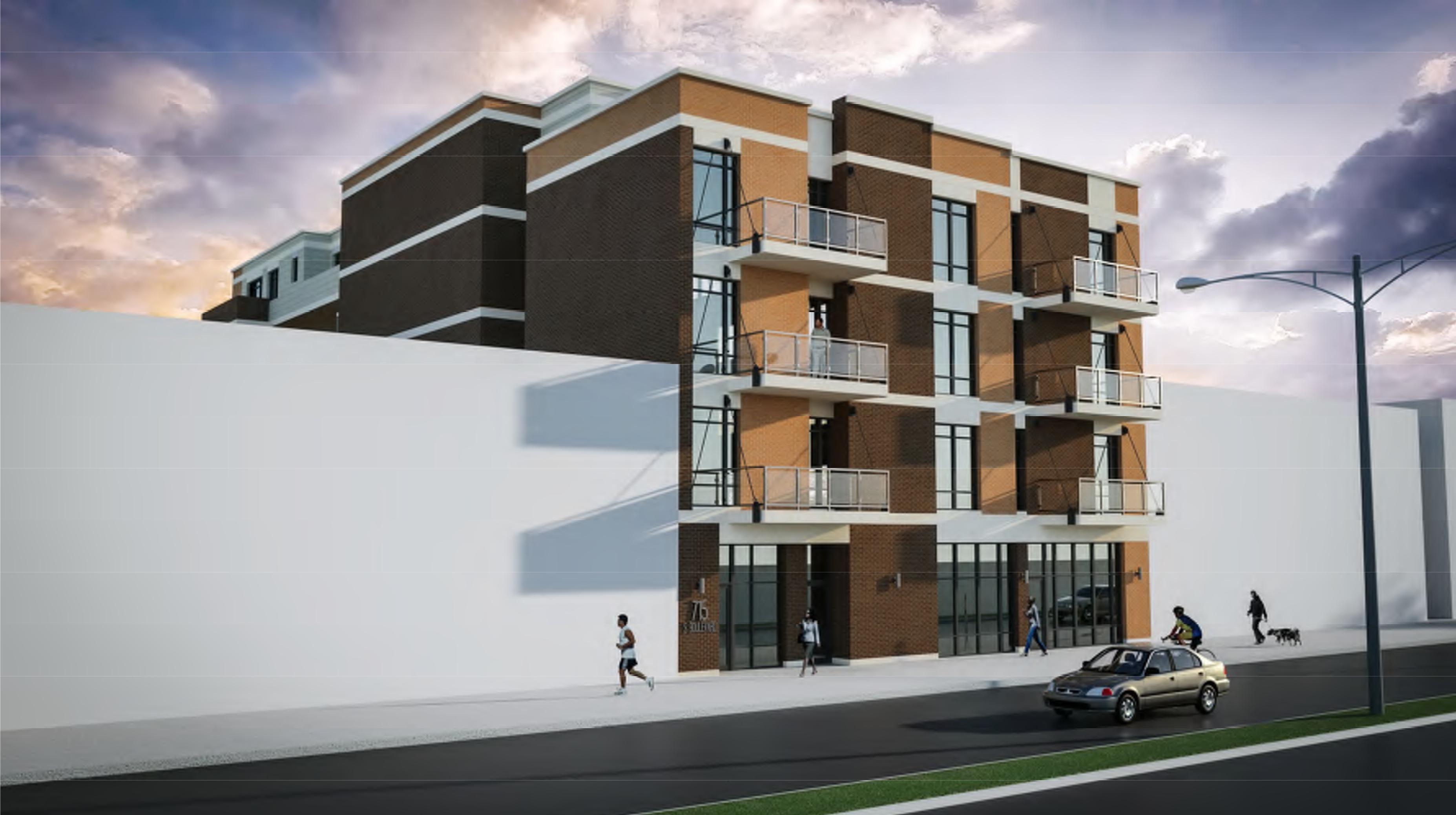 Rendering of the Residences of South Boulevard development