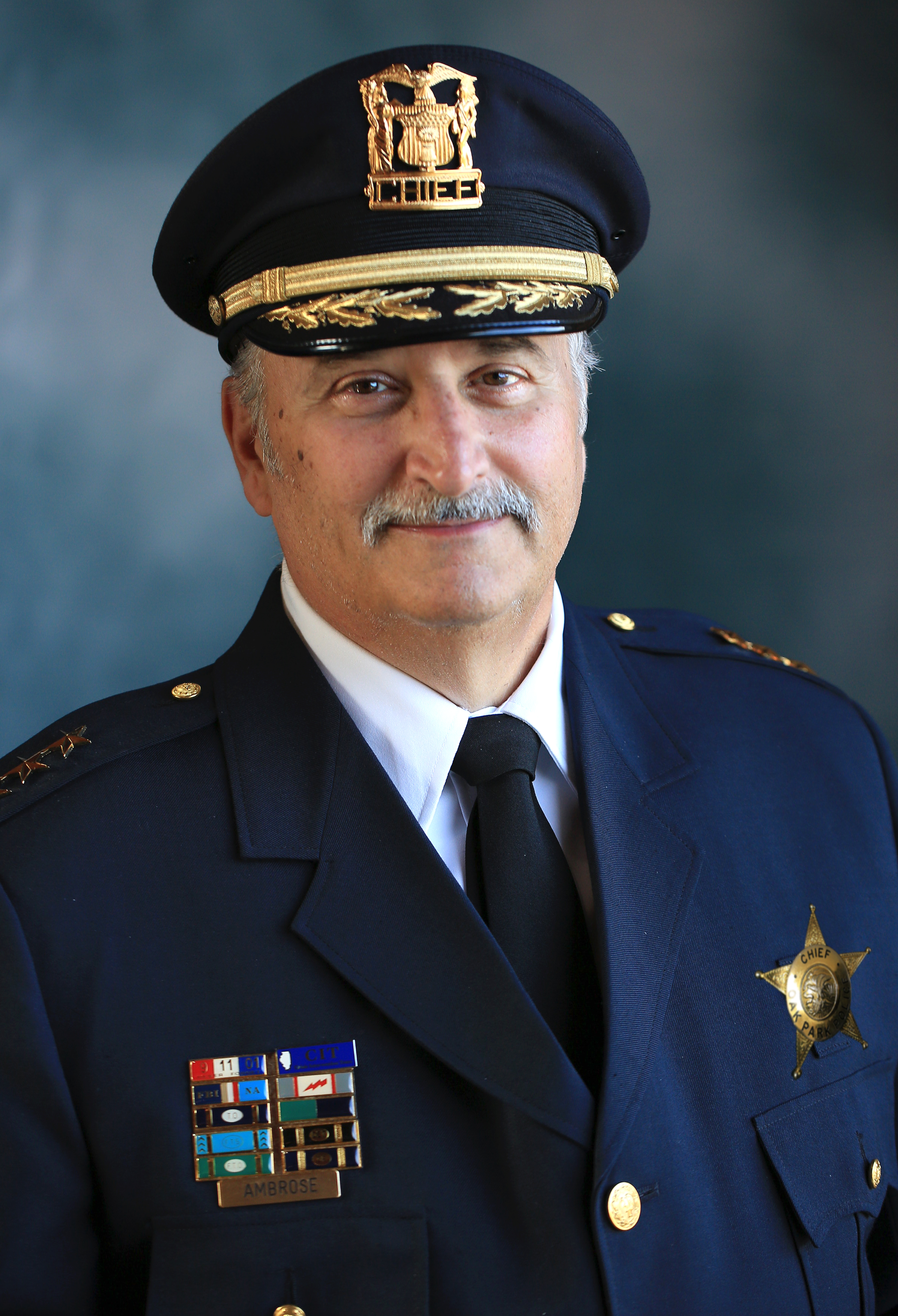 Photo of retiring Oak Park Police Chief Anthony Ambrose